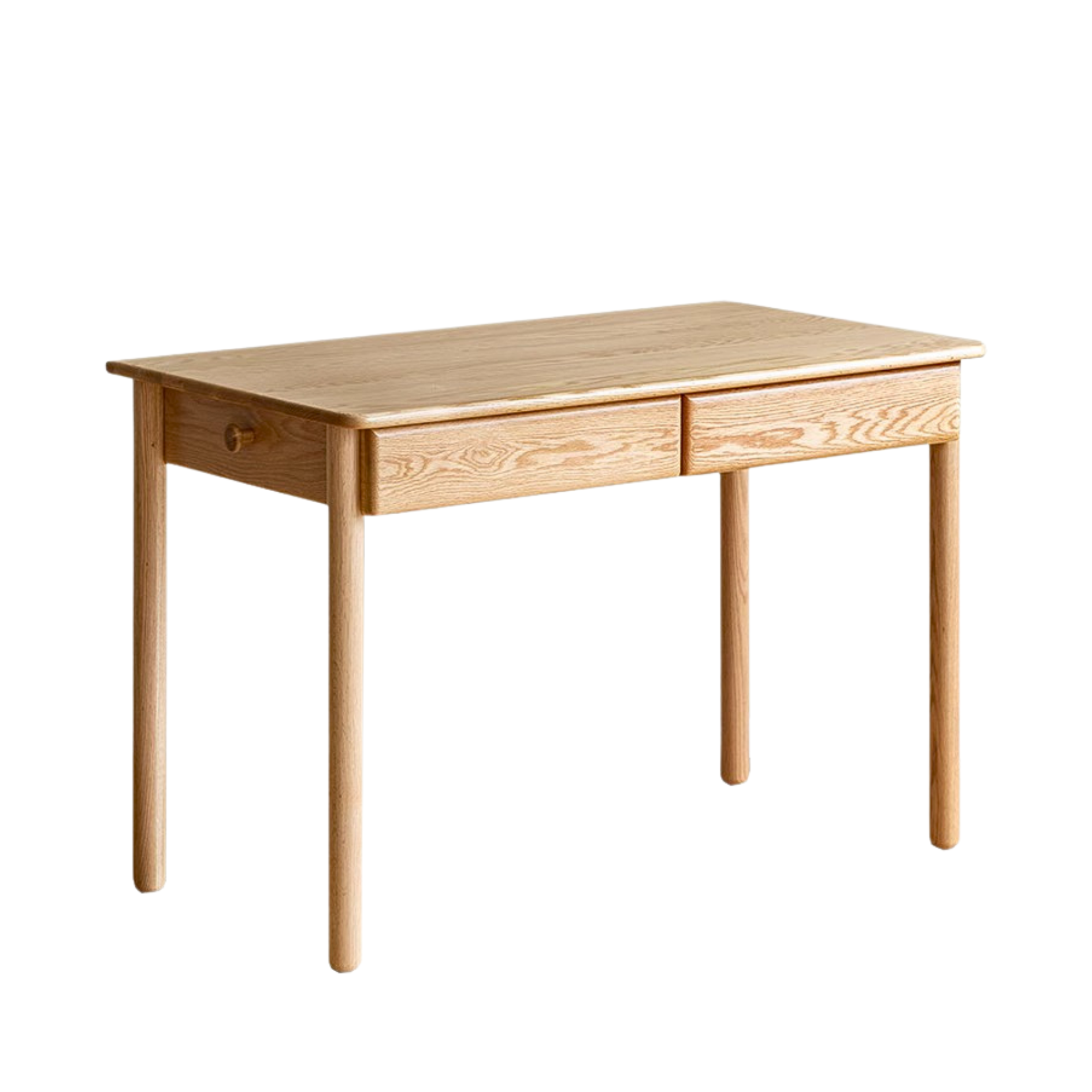 Oak, Beech Solid Wood Children's Ctudy Desk Bookshelf Integrated