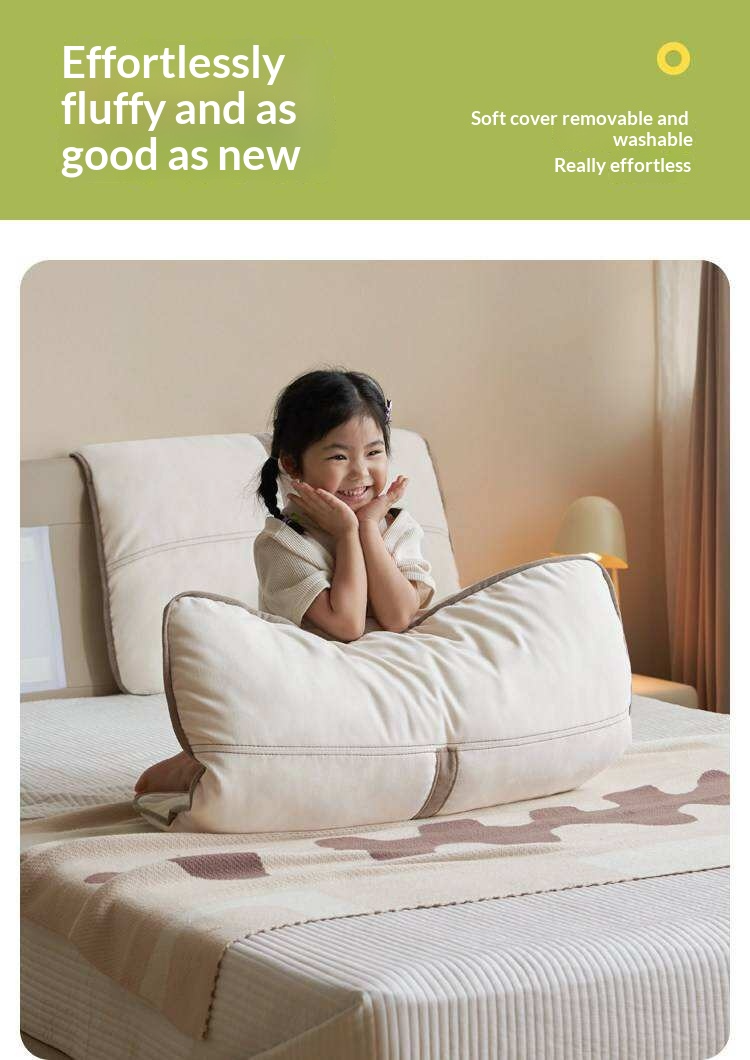 Kids Upholstered Montessori Platform Bed with Removable Washable Cover