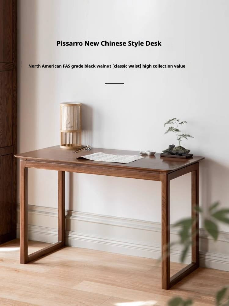 Black Walnut Solid Wood Writing Desk