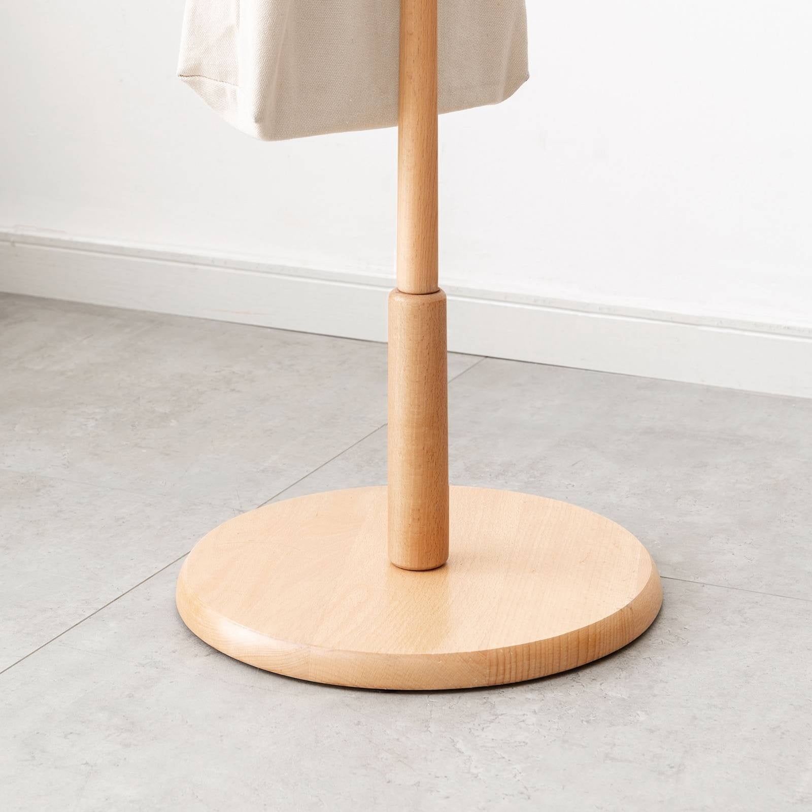 Beech Solid Wood Modern Minimalist Standing Hanger