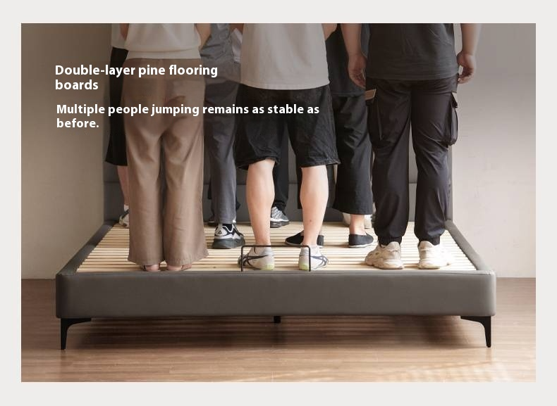 Luxury Cow Leather Bed