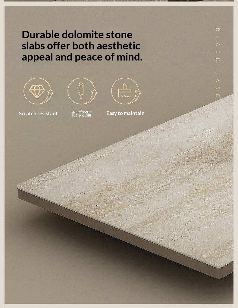 Black Walnut Solid Wood Rock Plate Wine Sideboard