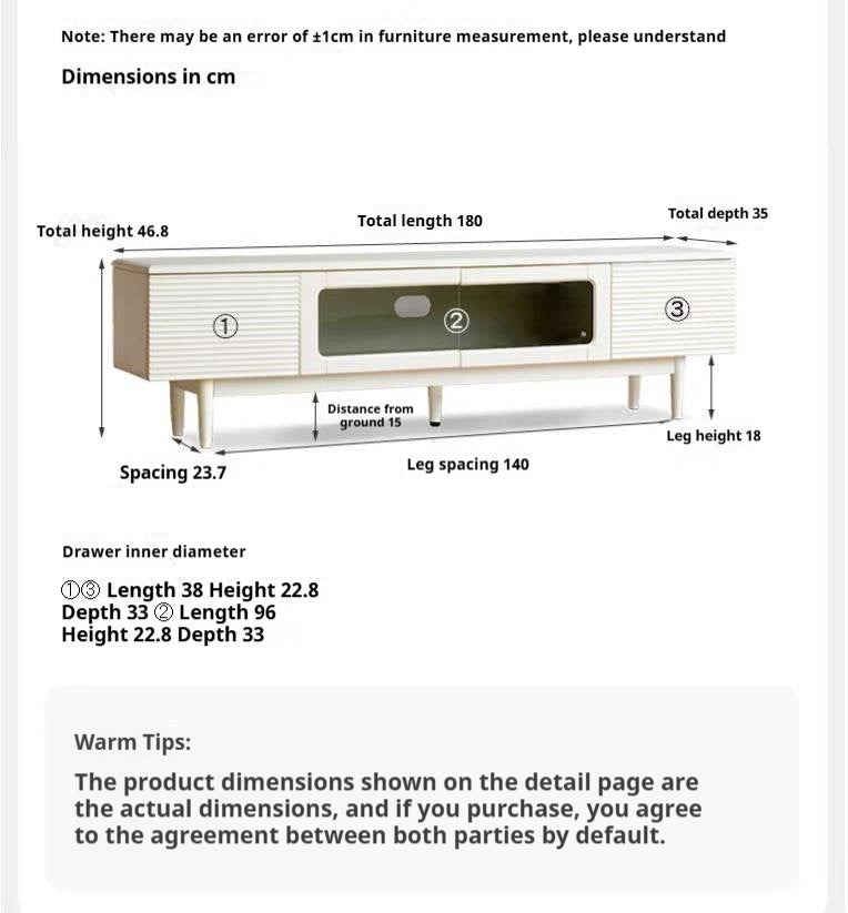 Pine, Cherry Solid Wood TV Cabinet, Rock Board.