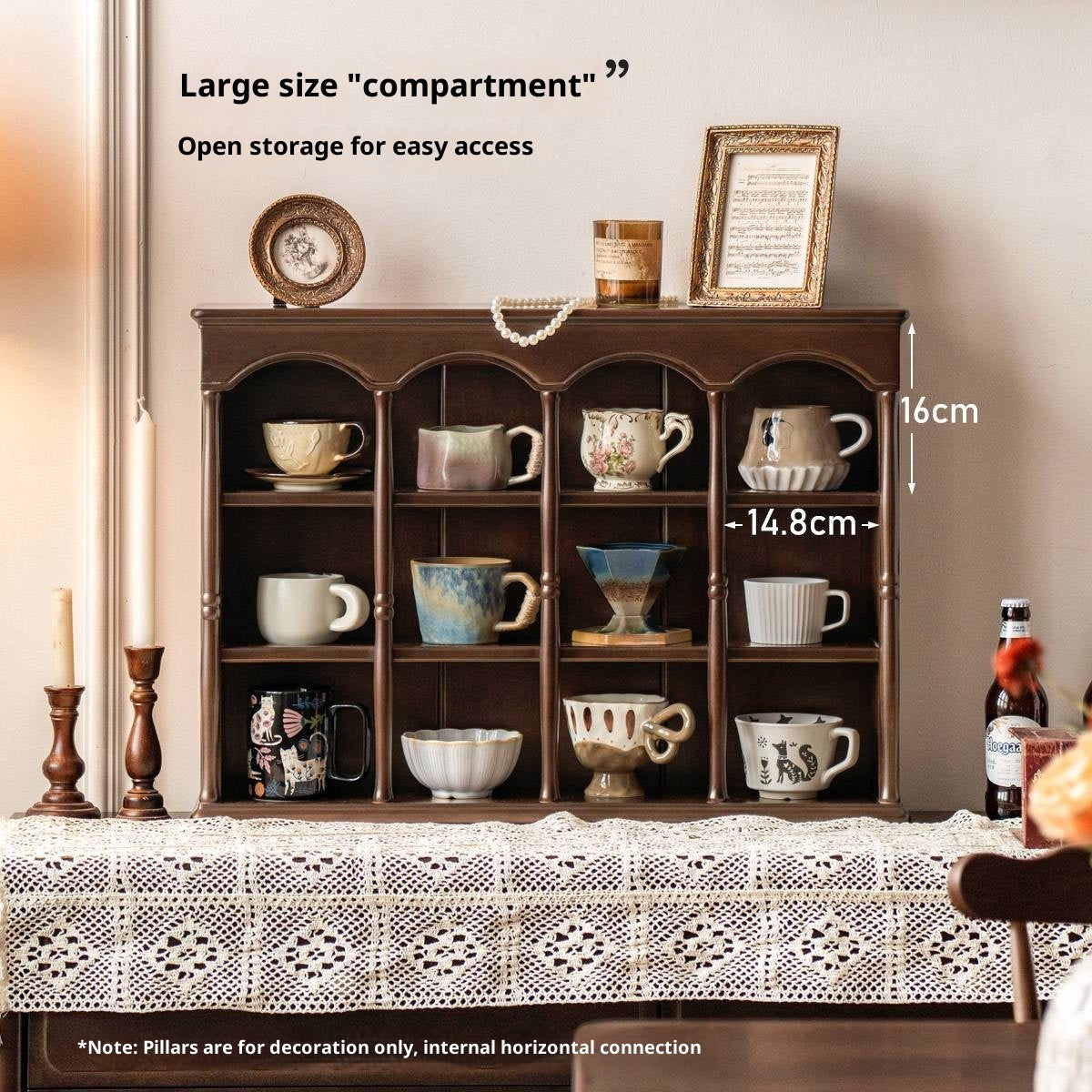 Poplar Solid Wood Wall Cabinet