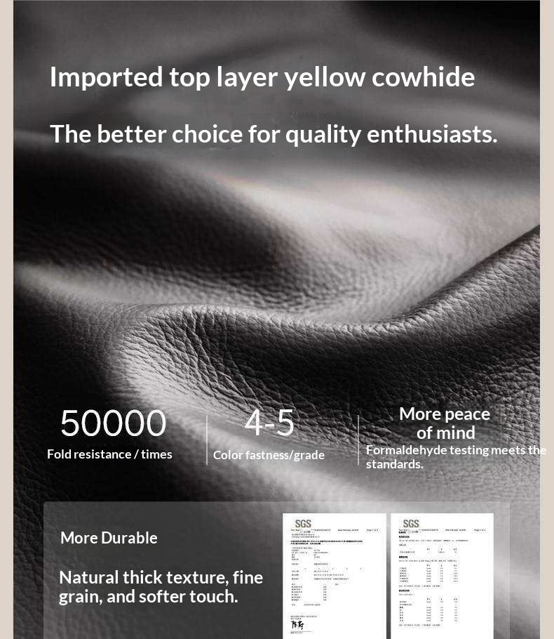 Black Walnut Solid Wood Box Bed — Italian Light Luxury, Genuine Leather Upholstered Headboard