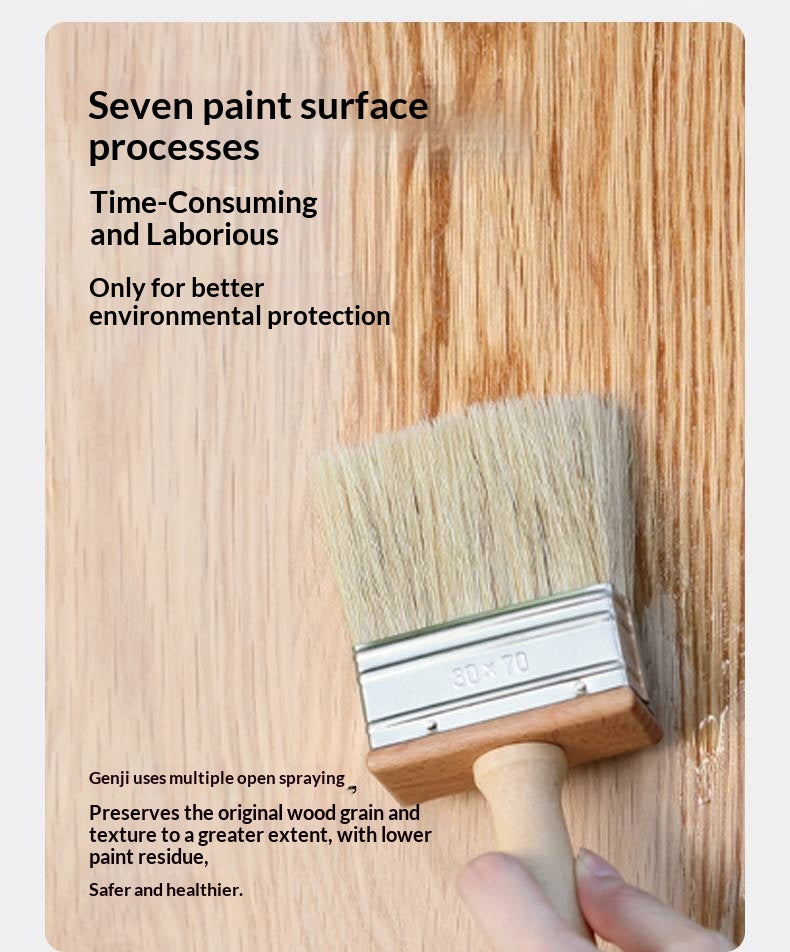 Ash Solid Wood Modern Minimalist Office Desk