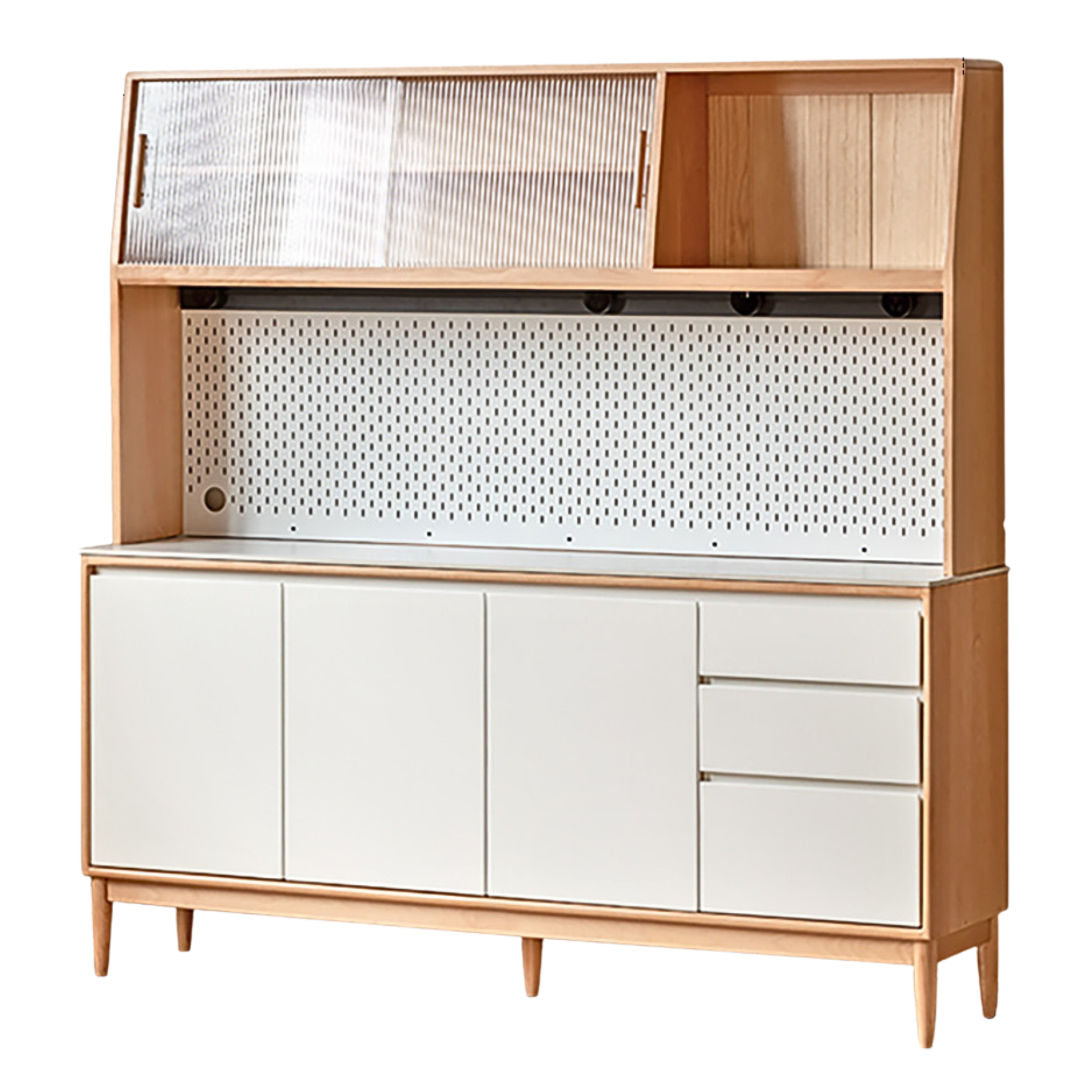 Beech Solid Wood Against The Wall Dining Sideboard