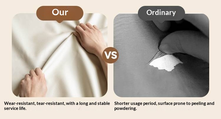 Beech Solid Wood Children's Organic Leather Soft High Headboard Biscuit Bed