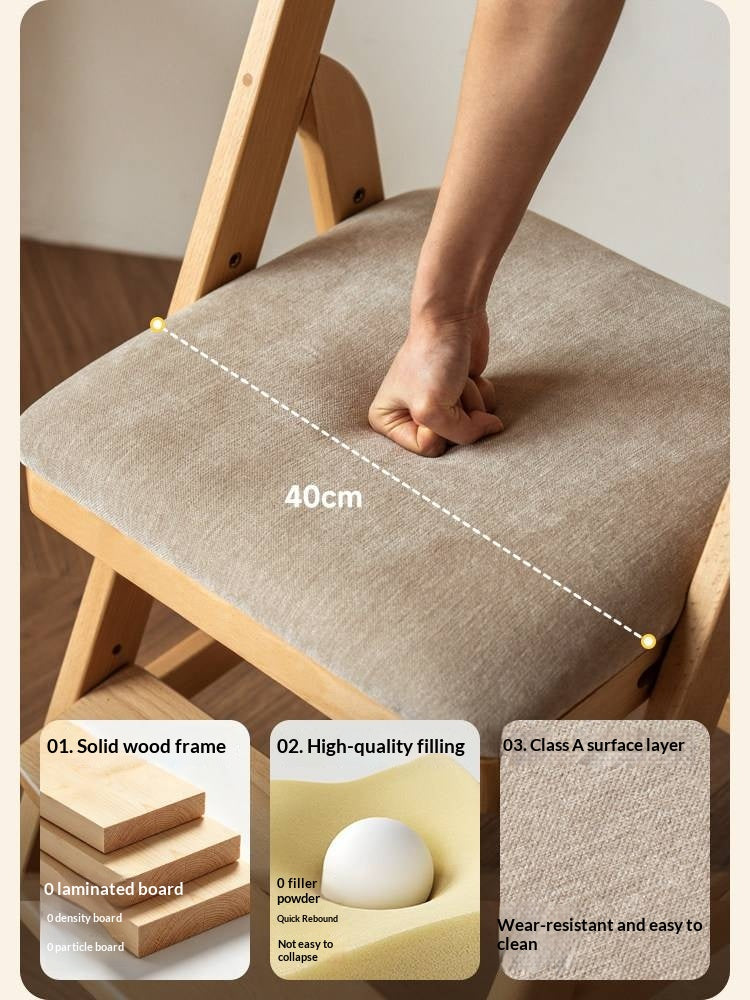 Beech Solid Wood Adjustable Kids Lift Chair