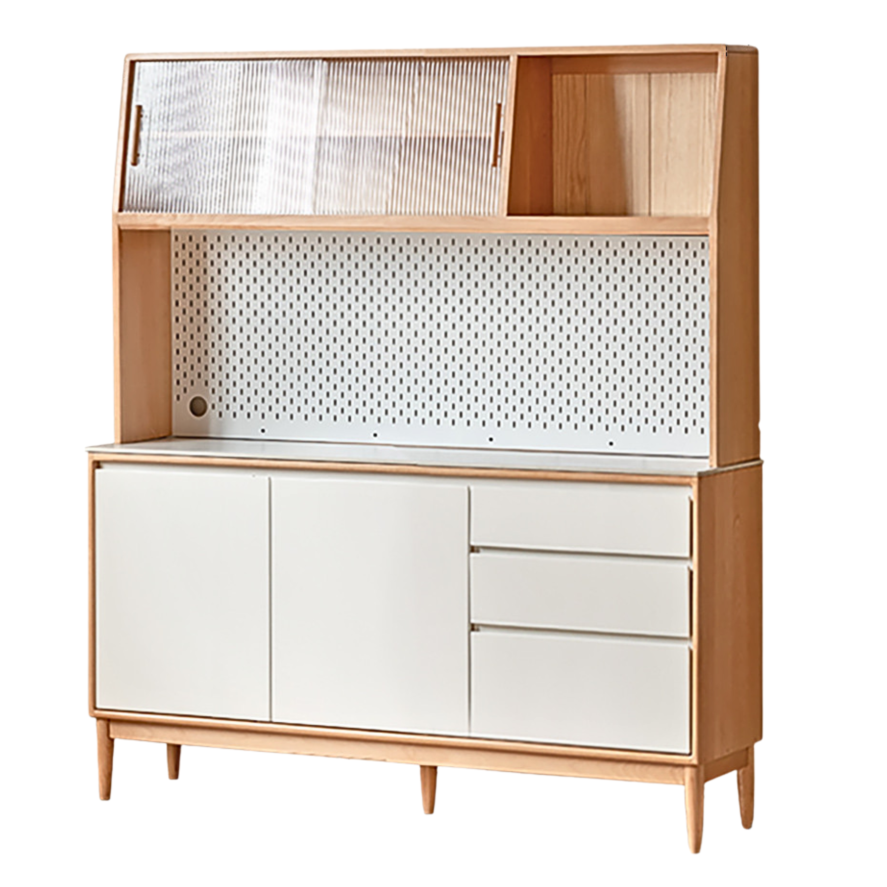 Beech Solid Wood Against The Wall Dining Sideboard