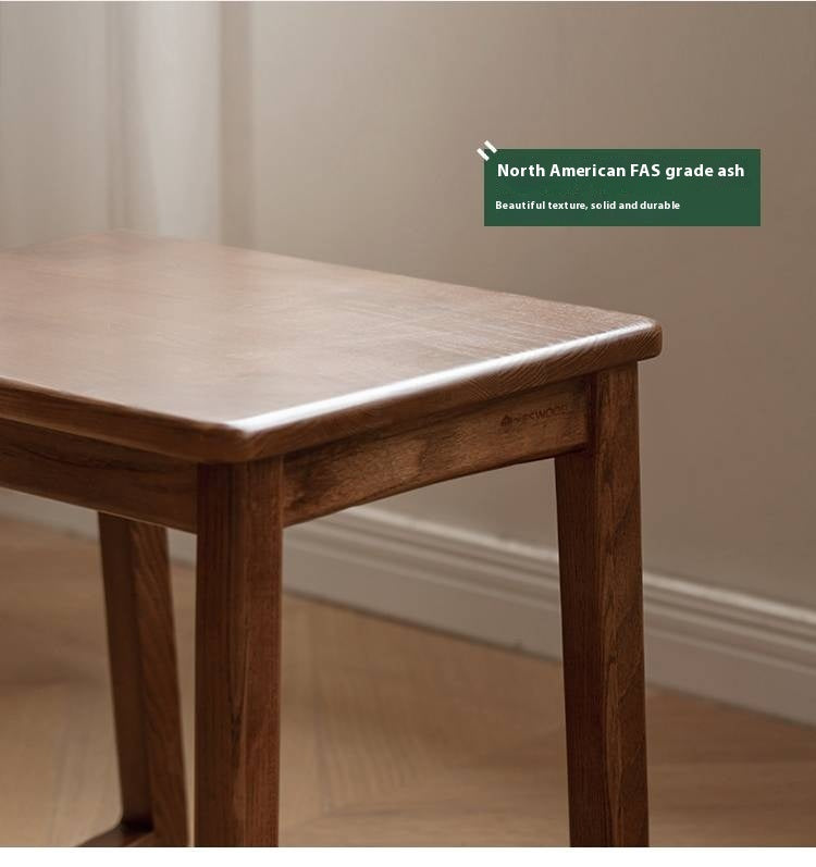 Ash, Oak Solid Wood Modern and Simple Style Tea Stool