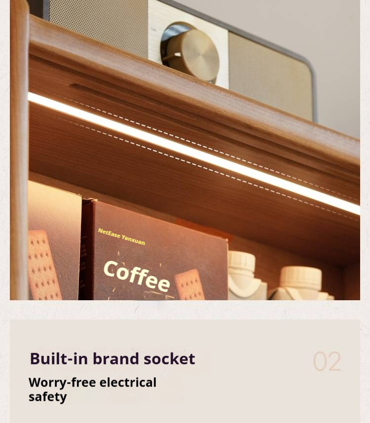 Cherry Solid Wood Ultra-thin Sideboard