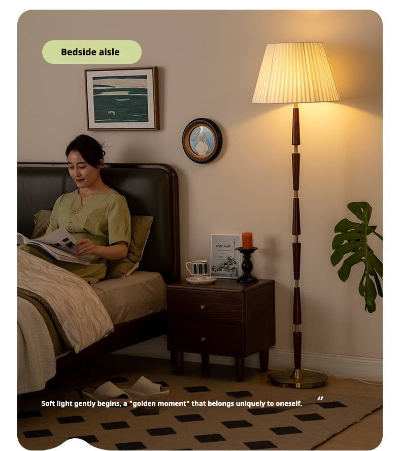 Ash Solid Wood Japanese Style Luxury Lamp