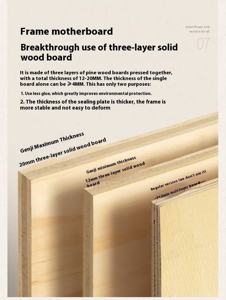 Genuine Leather High-Back Modern Sofa