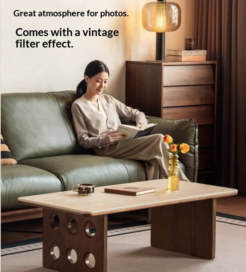 Black Walnut Solid Wood Ancient Style Coffee Table