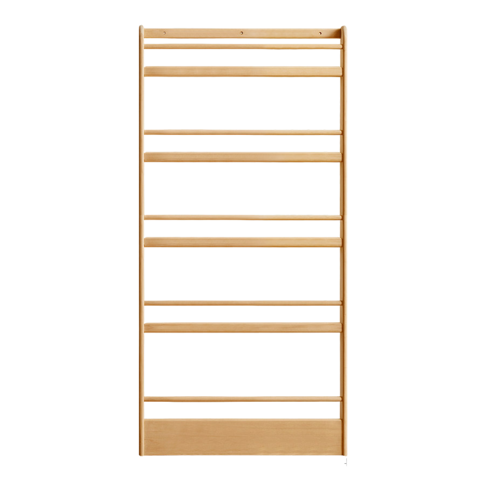 Poplar, Beech Solid Wood Wall Mounted Kids Bookcase