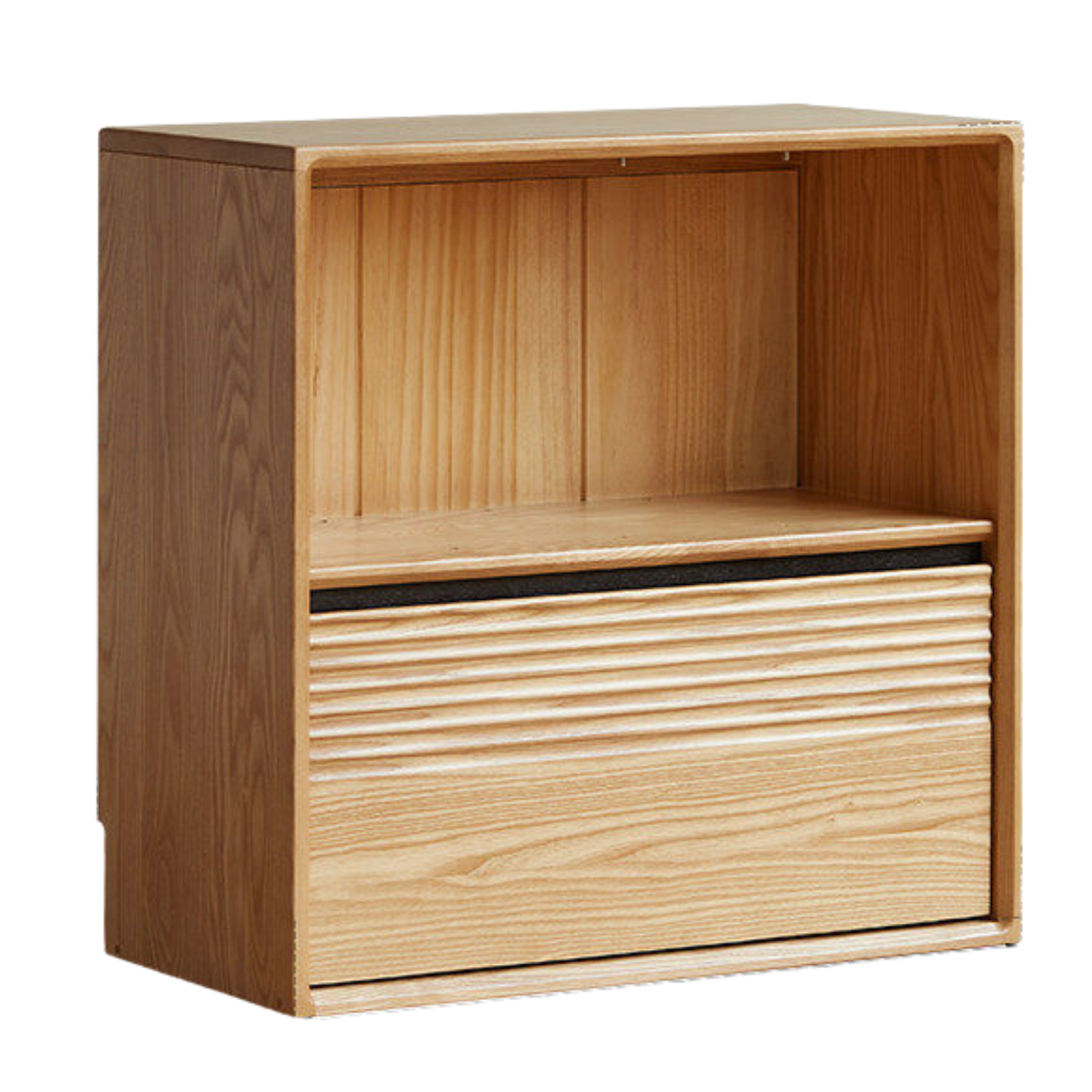Ash, White Ash, Oak Solid Wood Combination Module Bookcase))