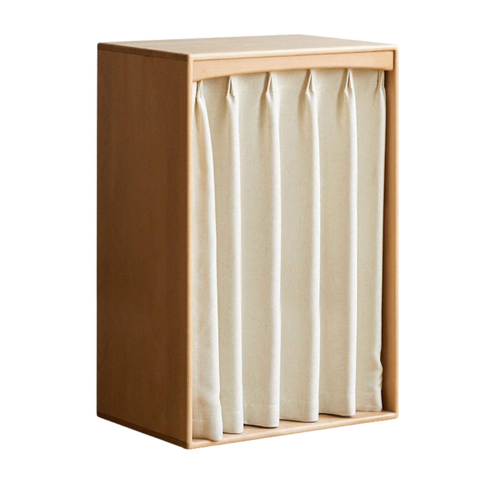 Beech, Rubber Solid Wood Kids Wardrobe