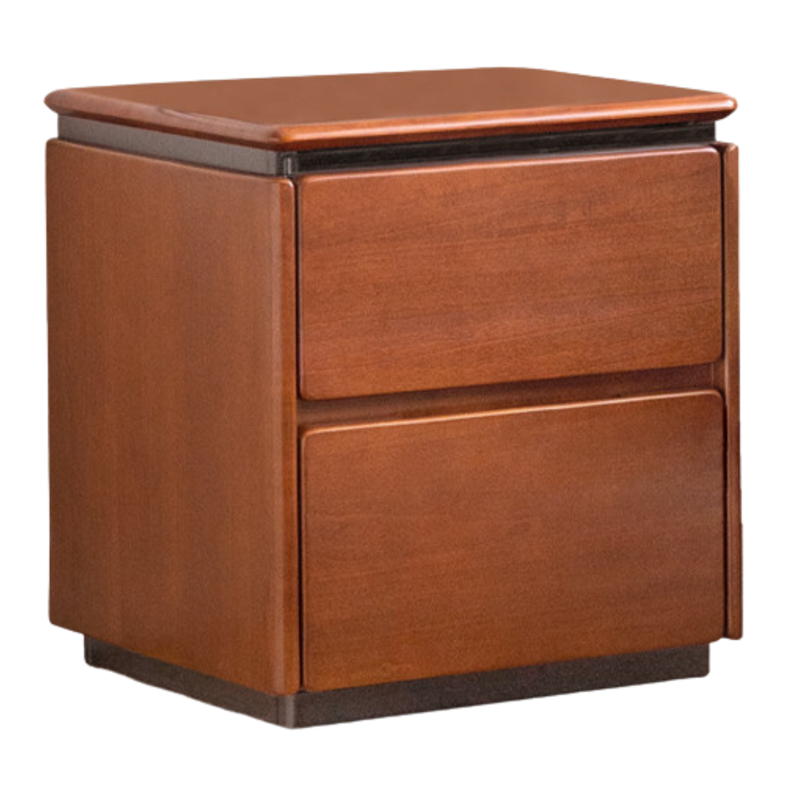 PoplarSolid Wood Vintage Style Nightstand