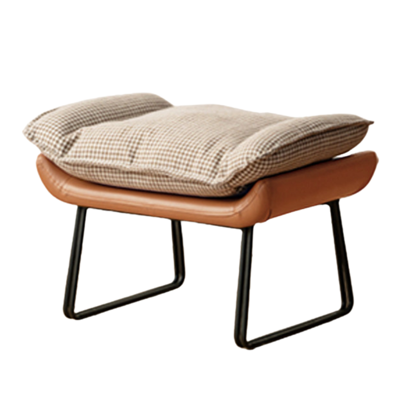 Oak Solid Wood, Fabric Sofa Footstool, Changing Stool