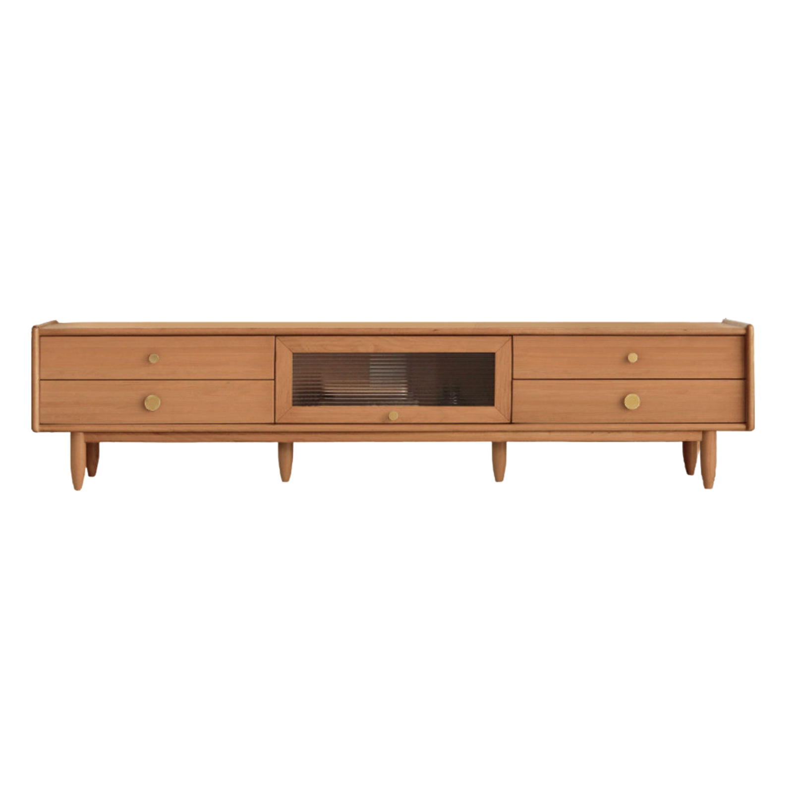 Cherry, Birch Solid Wood TV Stand.