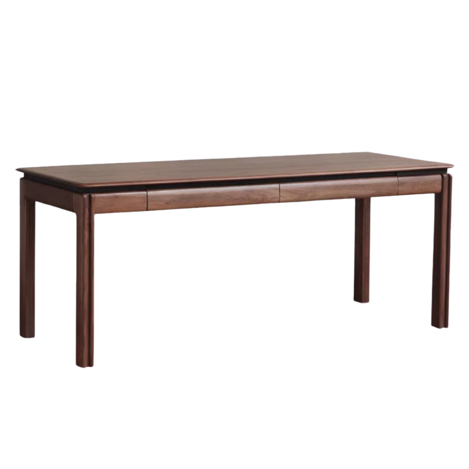 Black Walnut, Ash, Sandalwood Solid Wood Modern Large Office Table