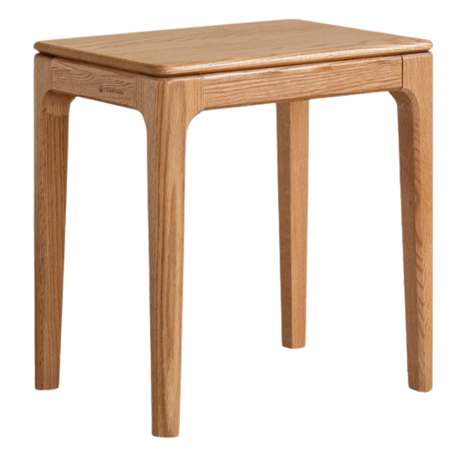 Black Walnut, Oak Solid Wood Makeup Stool