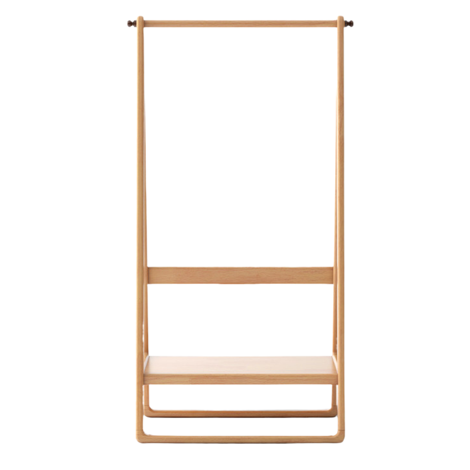 Solid Rubberwood Nordic Minimalist Standing Hanger