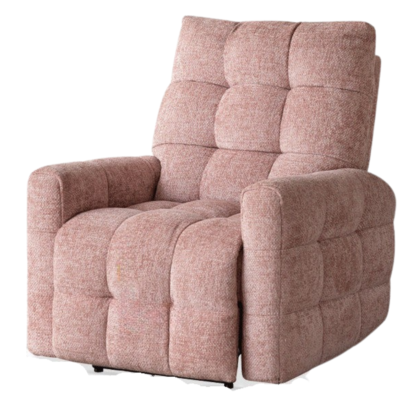 French Modern Recliner Accent Chair in Fabric