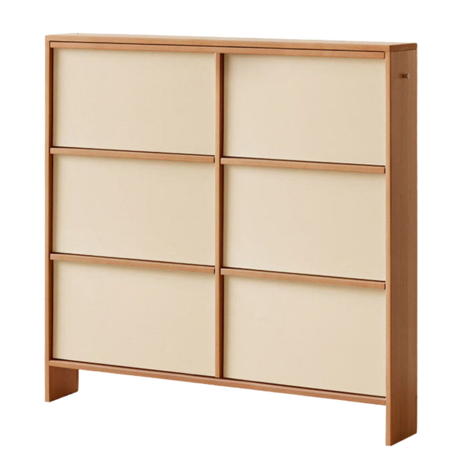 Beech Solid Wood Shoe Cabinet Hallway Cabinet.