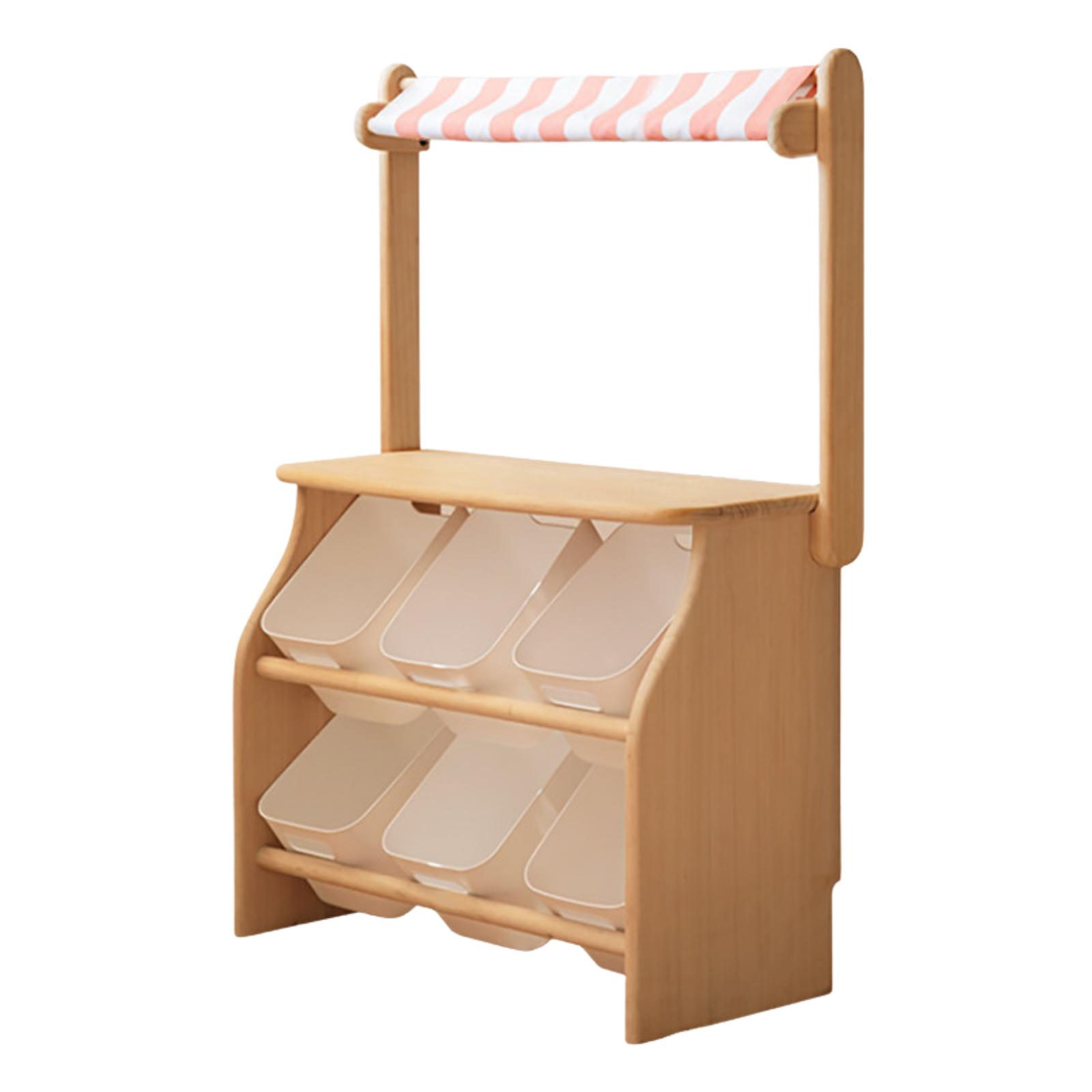 Poplar Solid Wood Kids Cabinet Combination