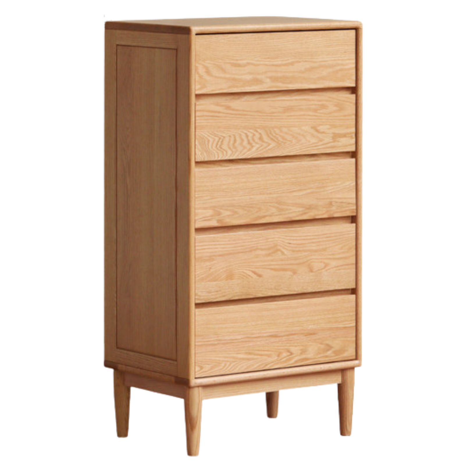 Oak Solid Wood Five-Drawer Chest