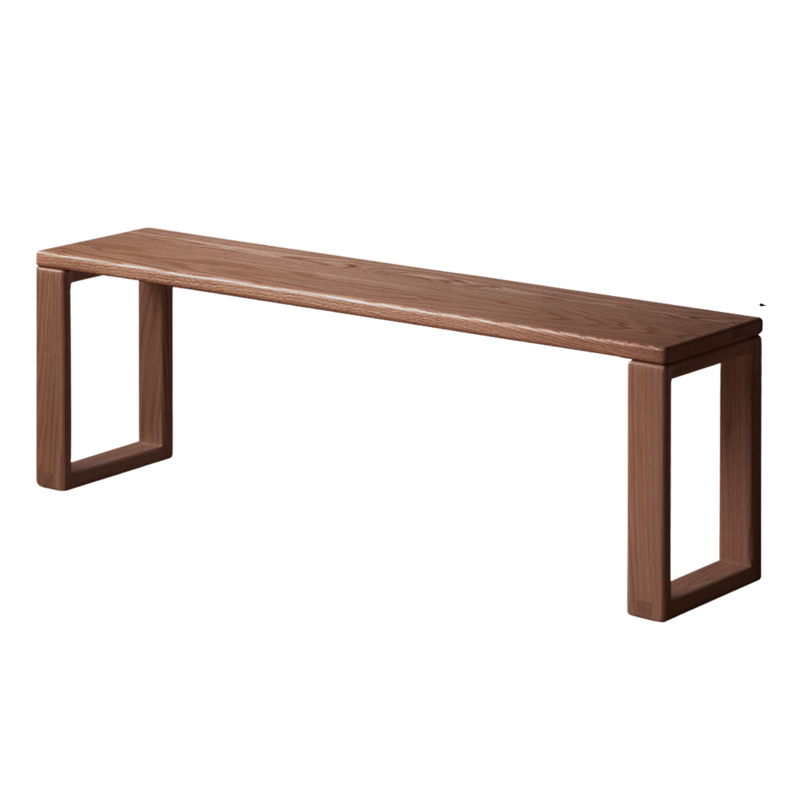 Black Walnut, Oak Solid Wood Long Bench