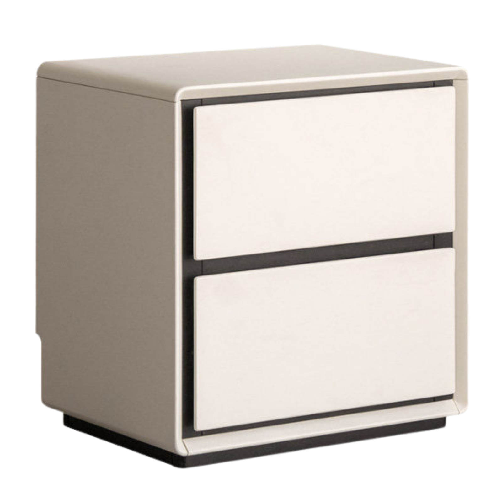 Cherry Solid Wood, Solid Rubberwood Nightstand