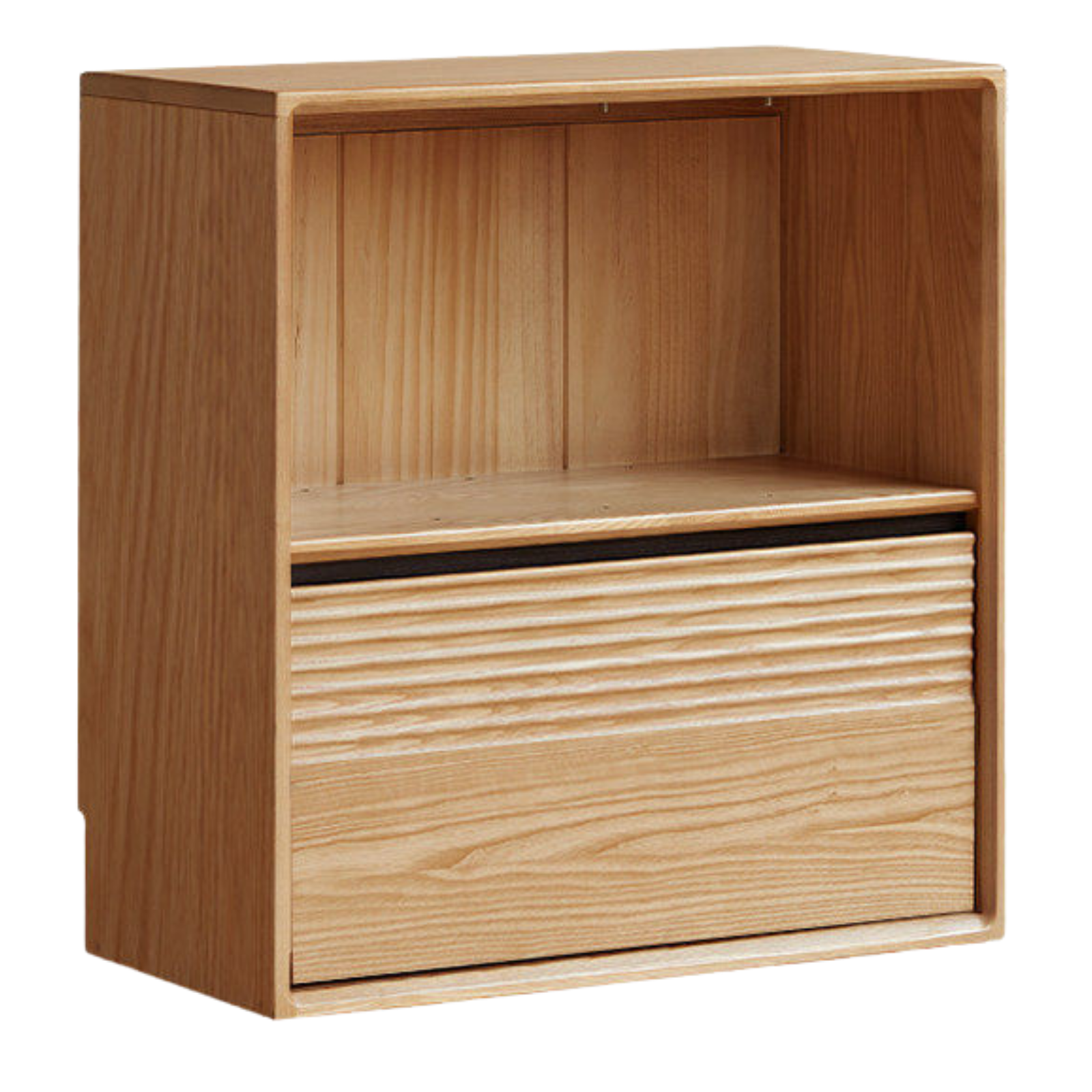 Ash, White Ash, Oak Solid Wood Combination Module Bookcase))