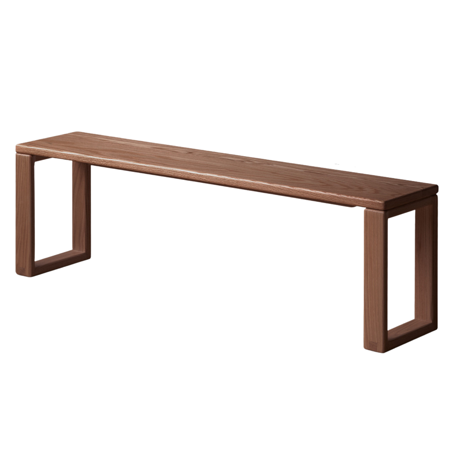 Black Walnut, Oak Solid Wood Long Bench