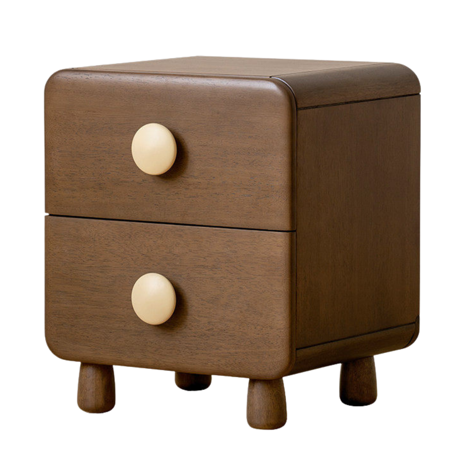 Beech, Ruberwood Solid Wood Kids Nightstand