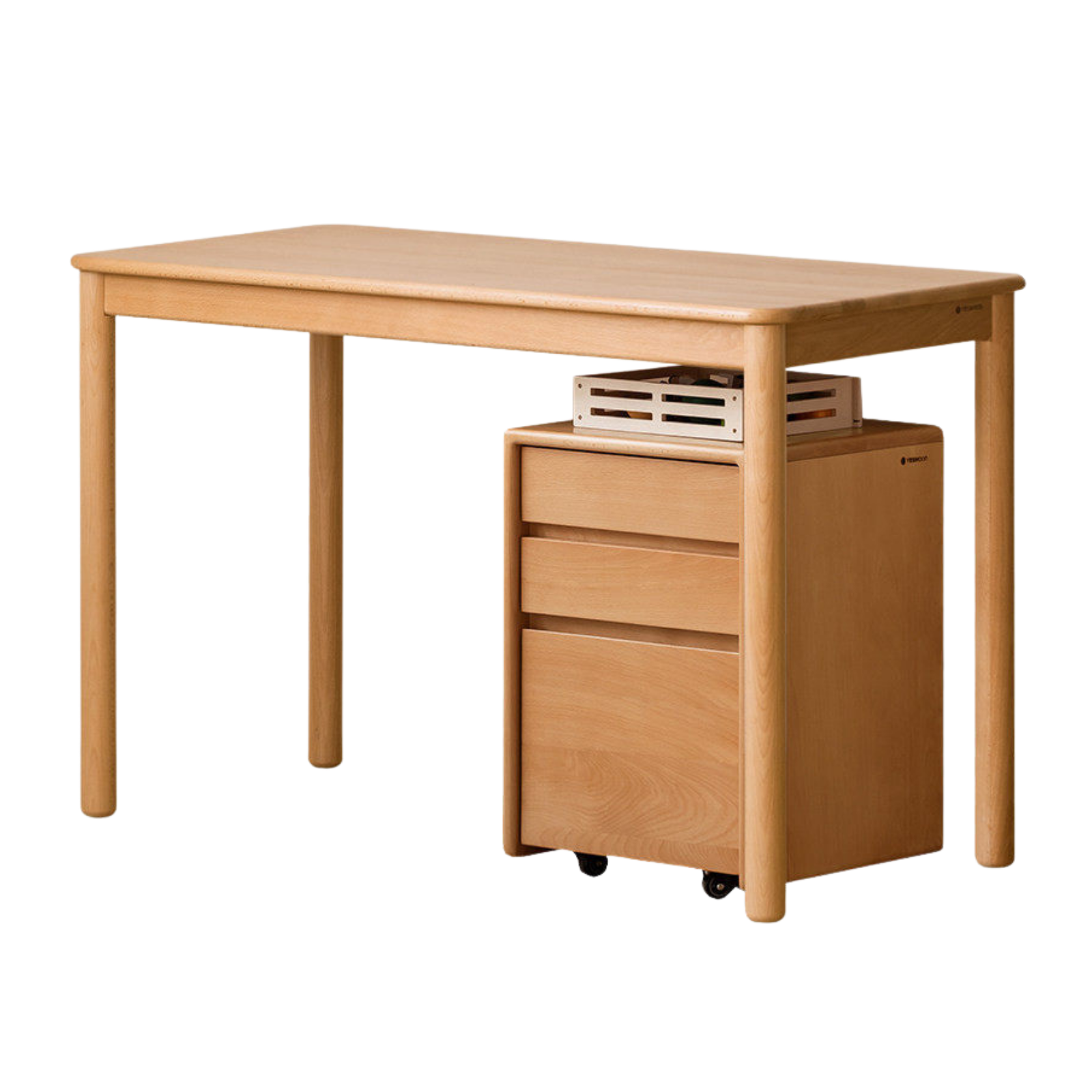 Beech Solid Wood Desk Children's Study Table
