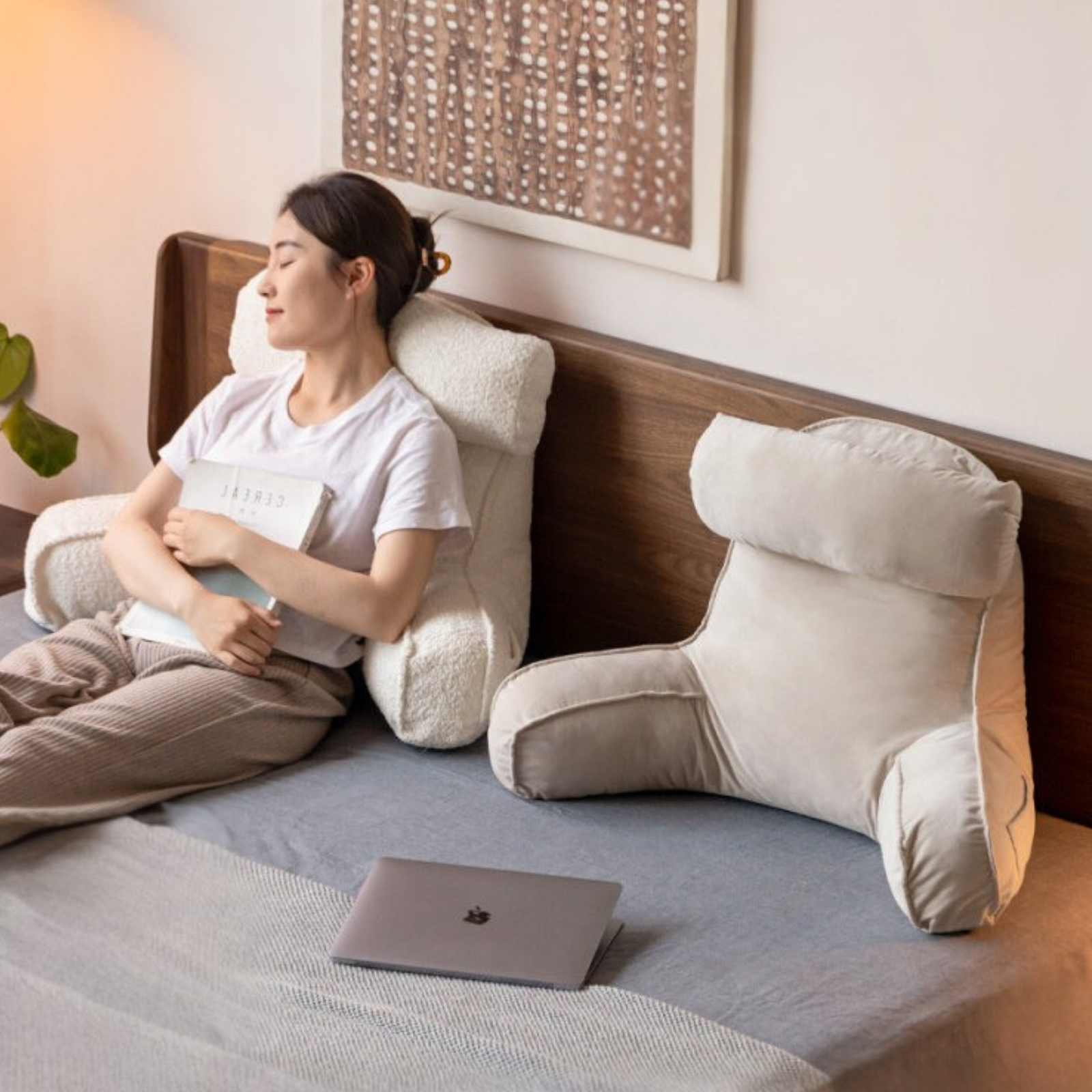 Headboard Pillow with Removable and Washable Cover