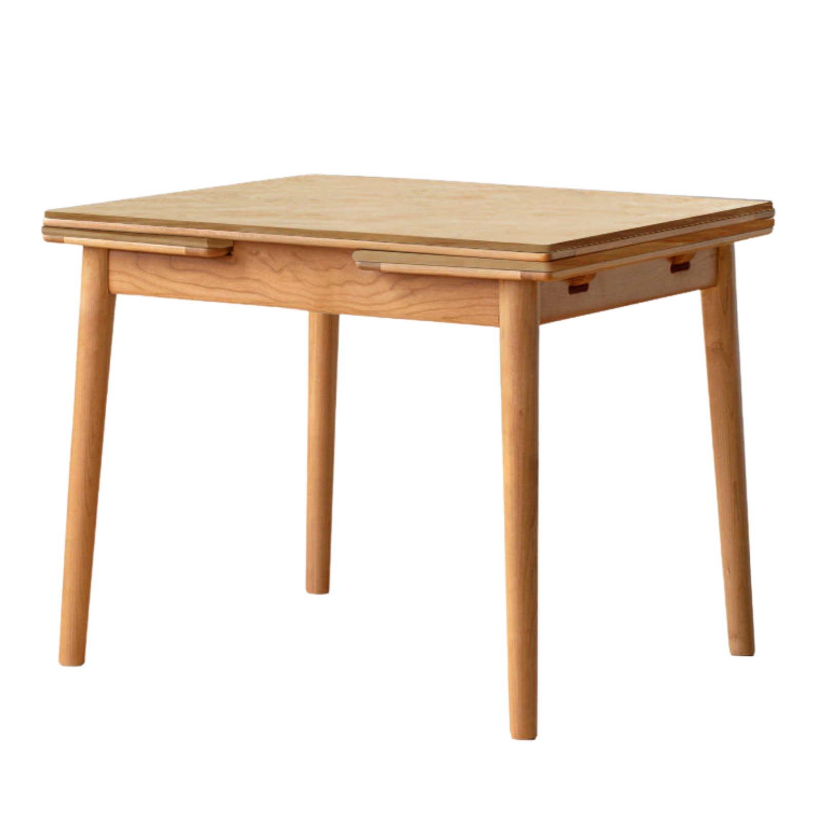 Cherry Solid Wood Extendable Slab Dining Table