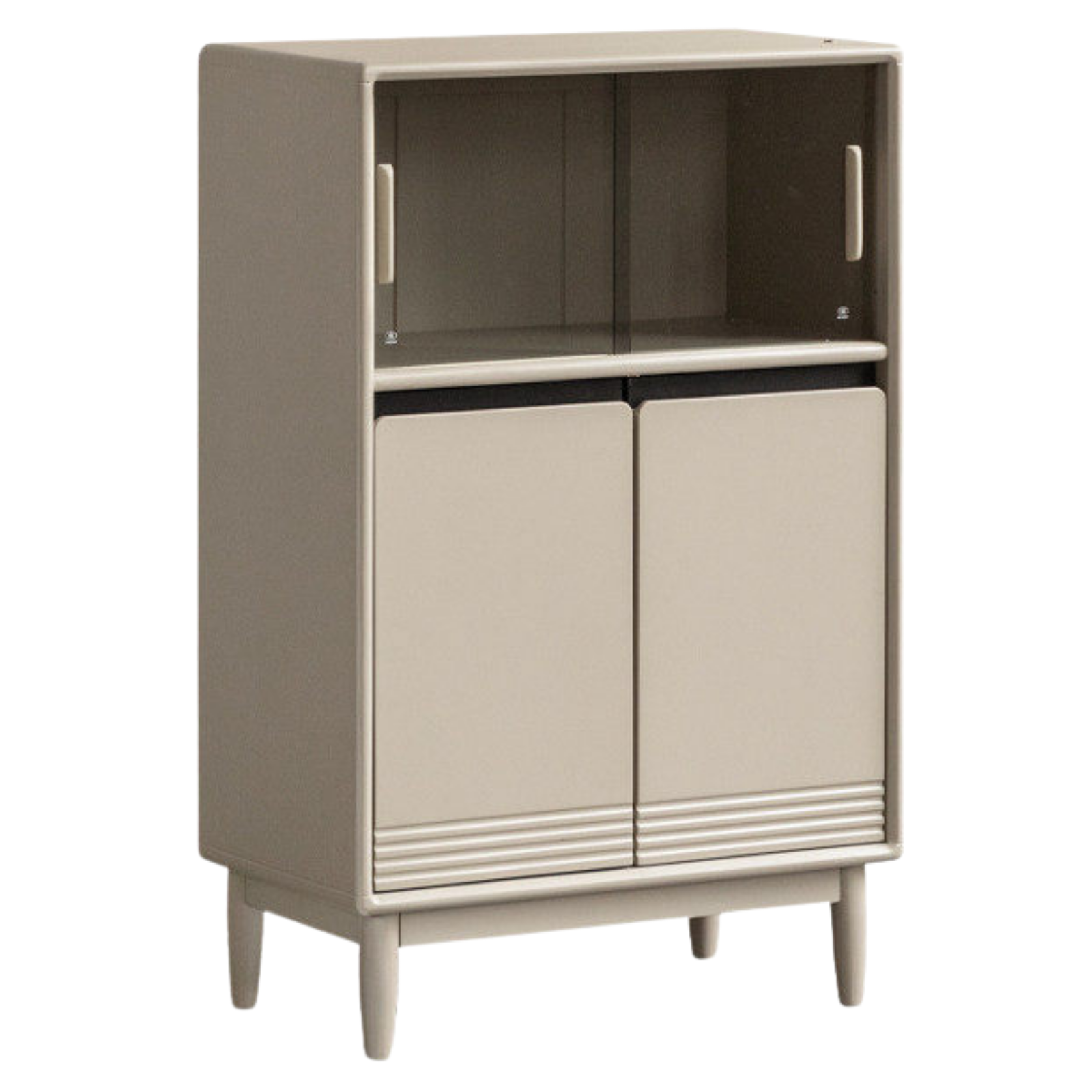 Poplar Solid Wood Italian Style Side Cabinet