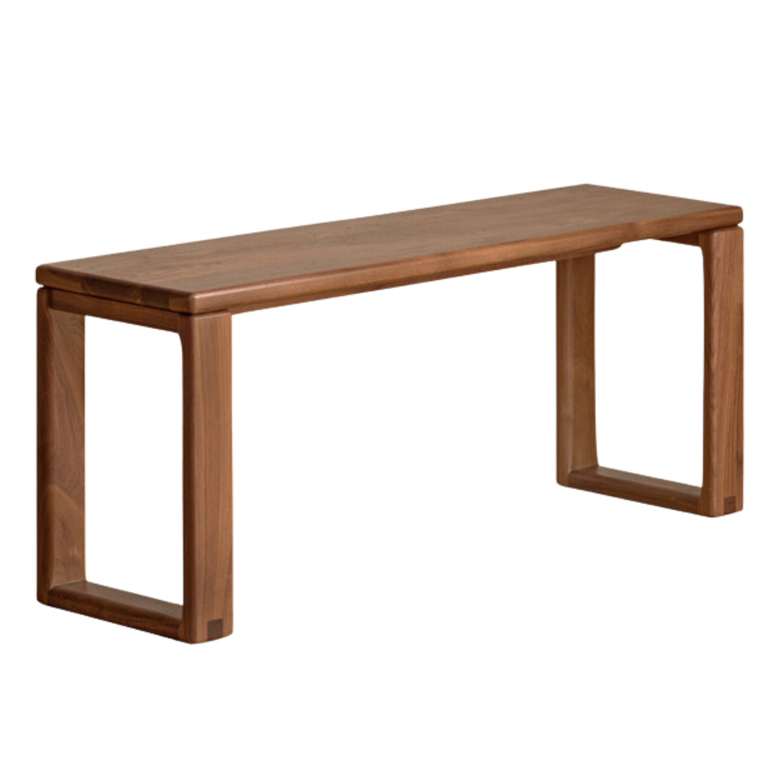 Black Walnut, Oak Solid Wood Long Bench