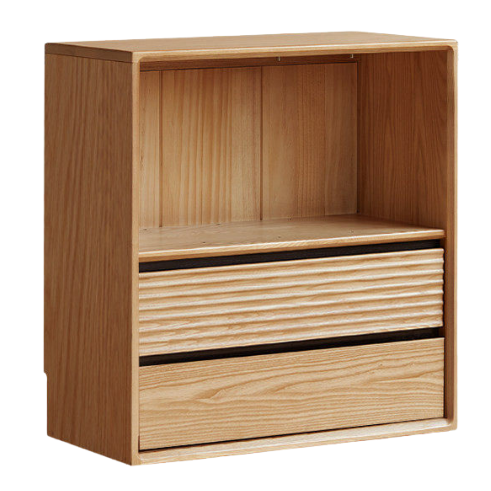 Ash, White Ash, Oak Solid Wood Combination Module Bookcase))