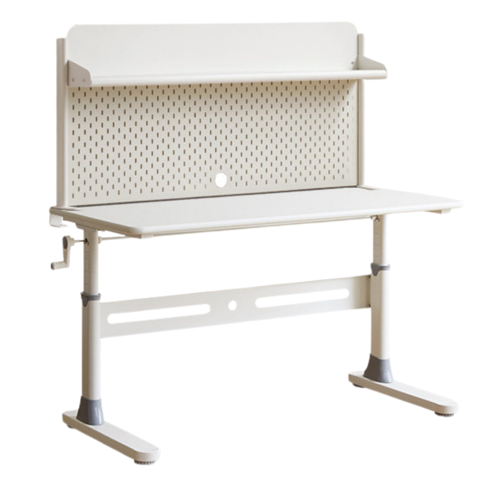 Beech, Solid Rubberwood Solid Wood Kids Liftable Desk