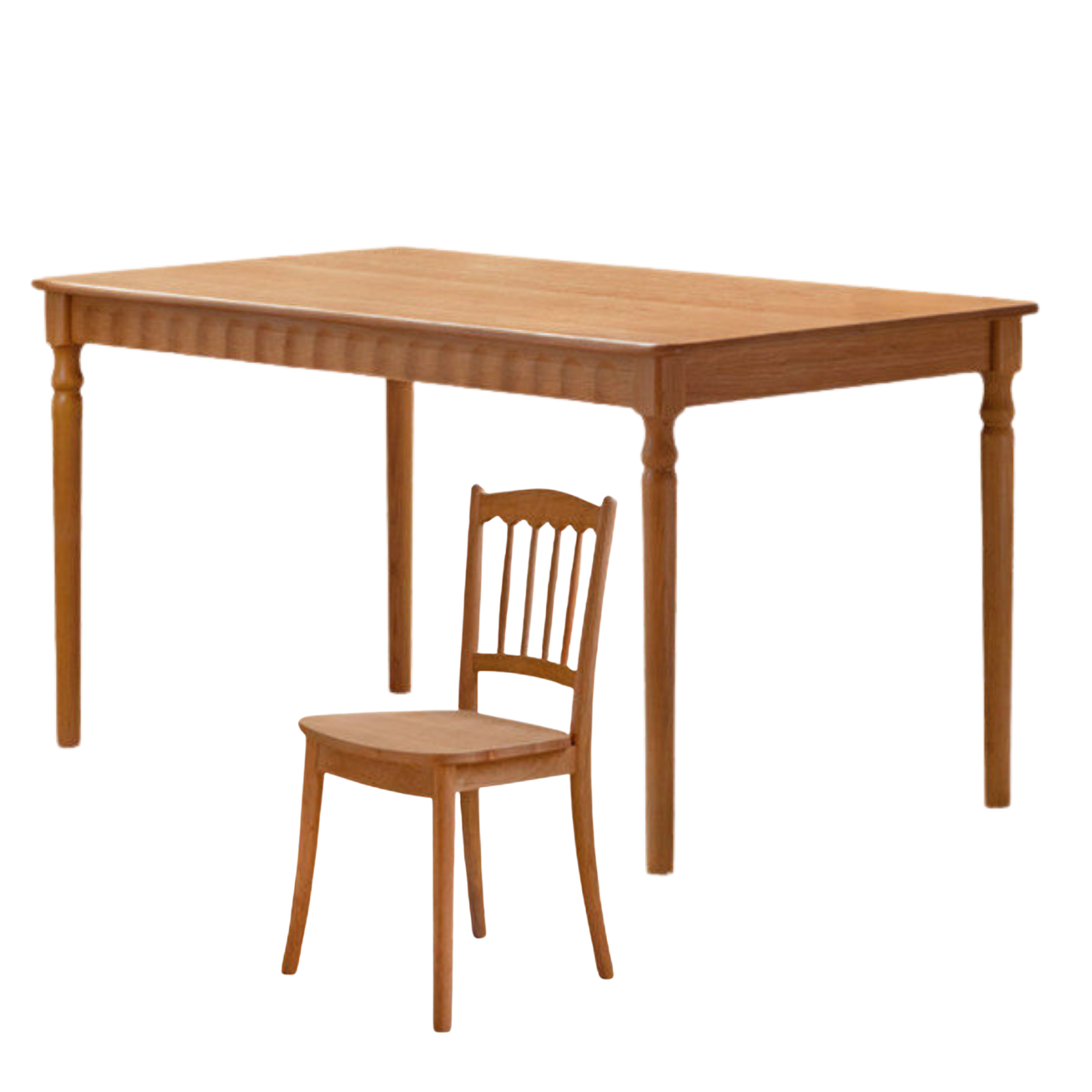 Cherry Solid Wood Modern French Country Dining Table