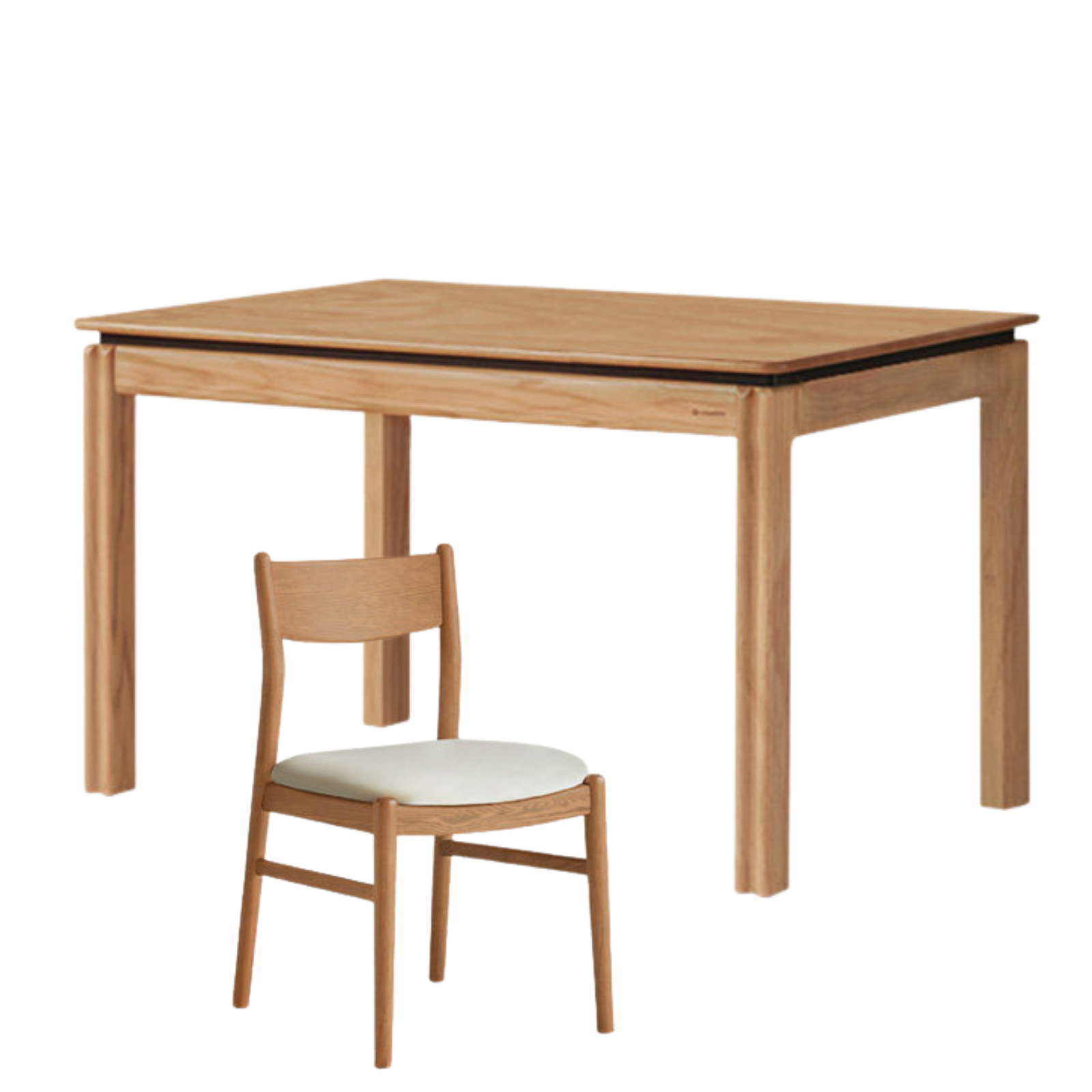 Ash, Oak Solid Wood Modern Dining Table