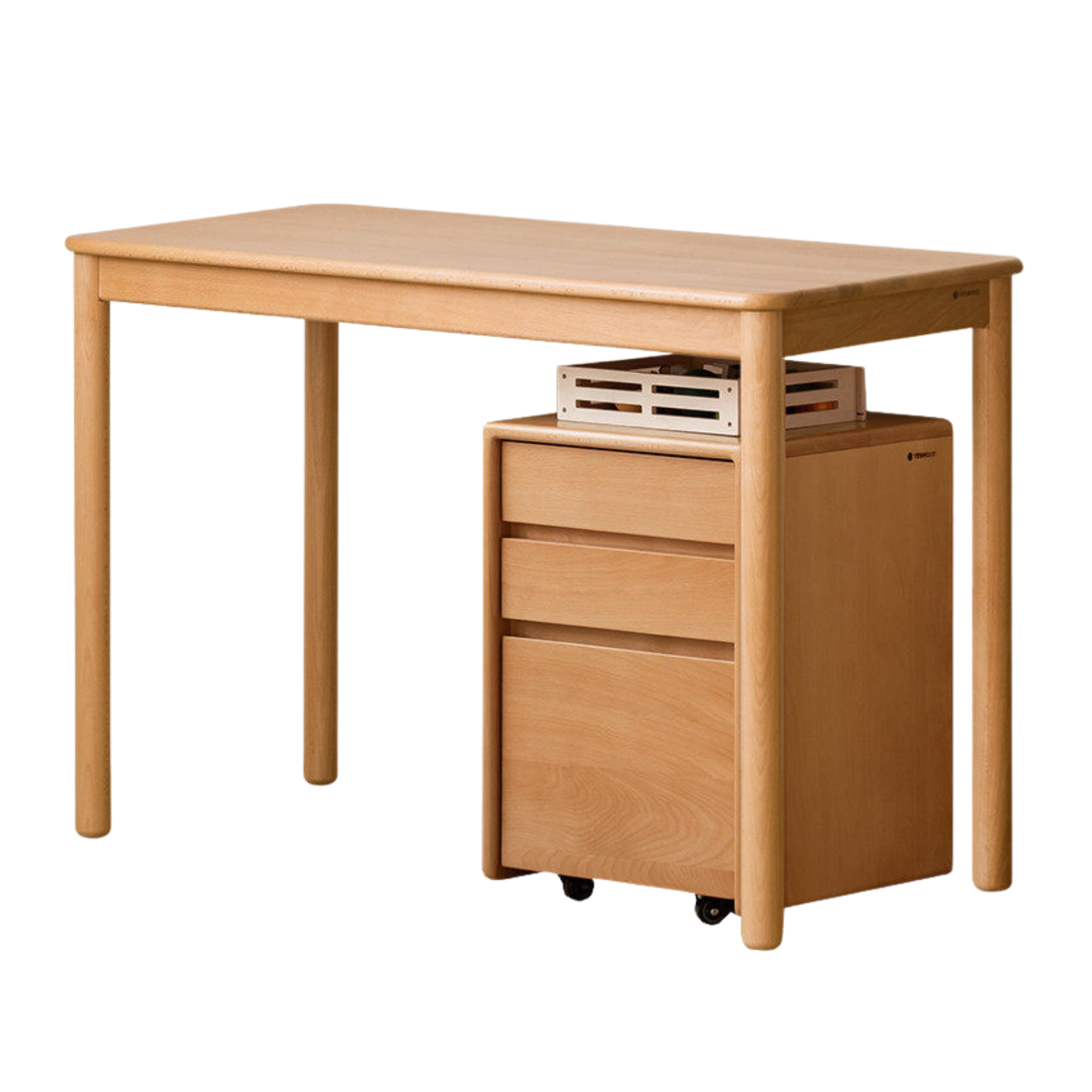 Beech Solid Wood Desk Children's Study Table