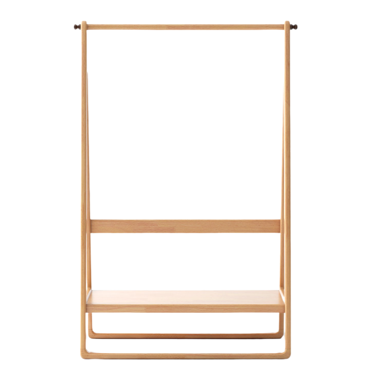 Solid Rubberwood Nordic Minimalist Standing Hanger