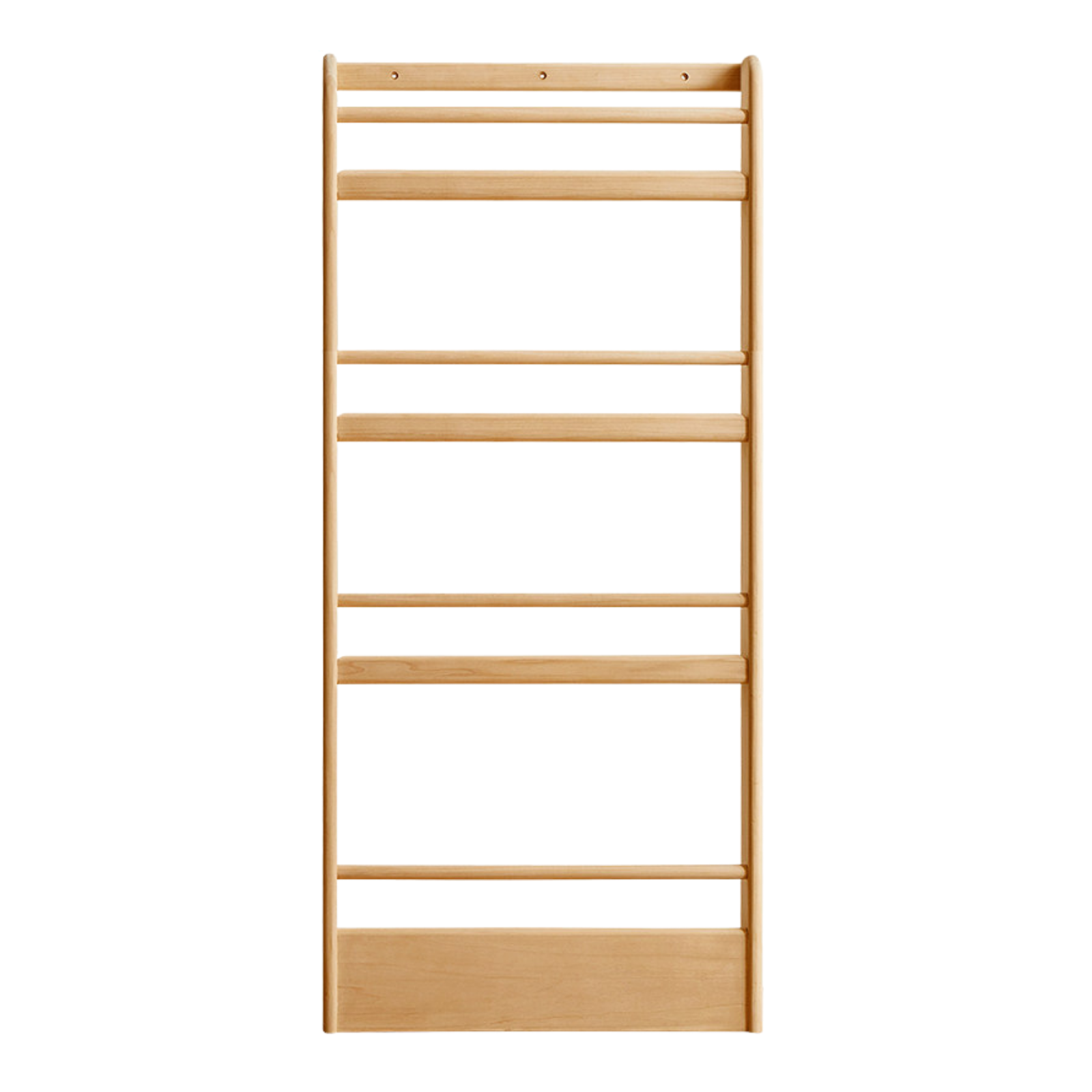 Poplar, Beech Solid Wood Wall Mounted Kids Bookcase