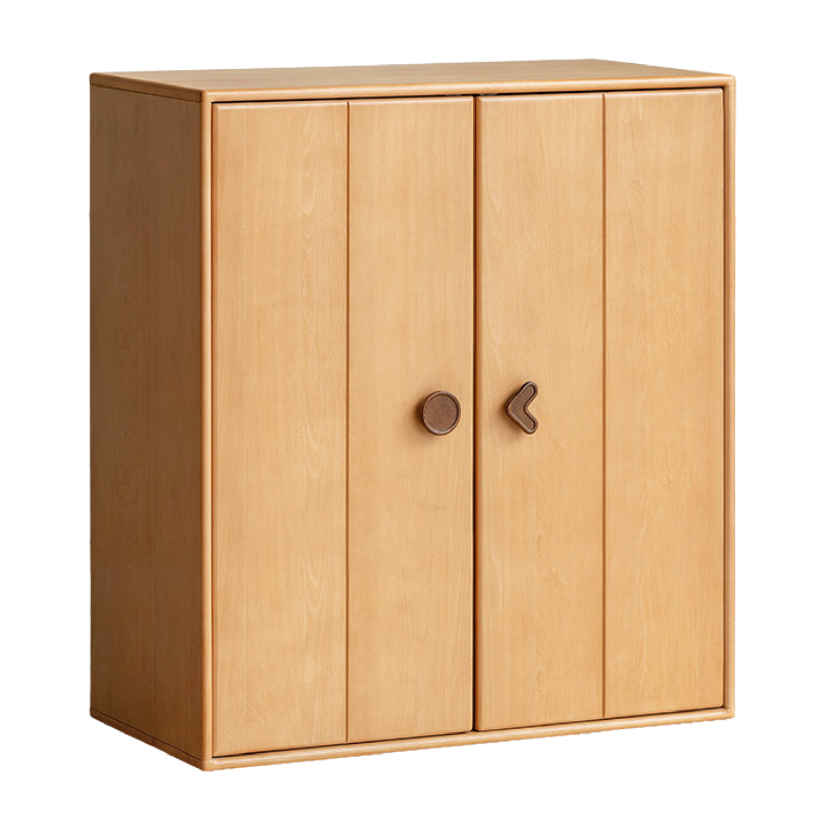 Beech, Rubber Solid Wood Kids Wardrobe
